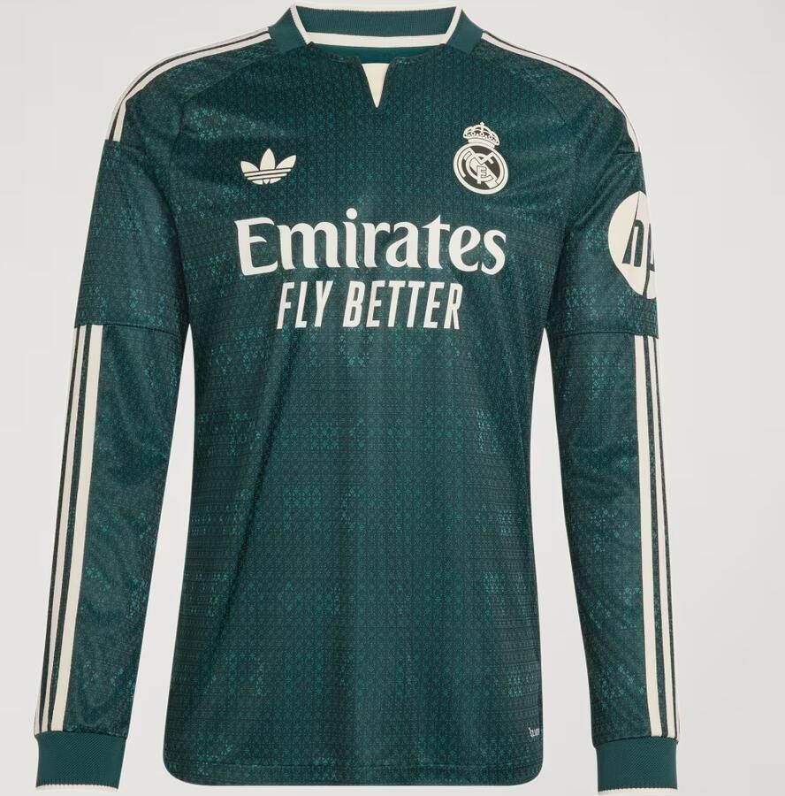 Adidas Real Madrid 26 27 Authentiek Uitshirt met Lange Mouwen - Foto 4