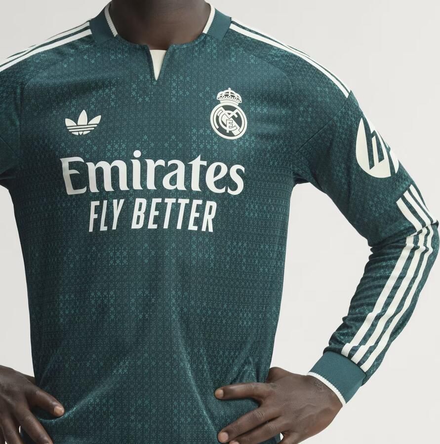 Adidas Real Madrid 26 27 Authentiek Uitshirt met Lange Mouwen - Foto 3
