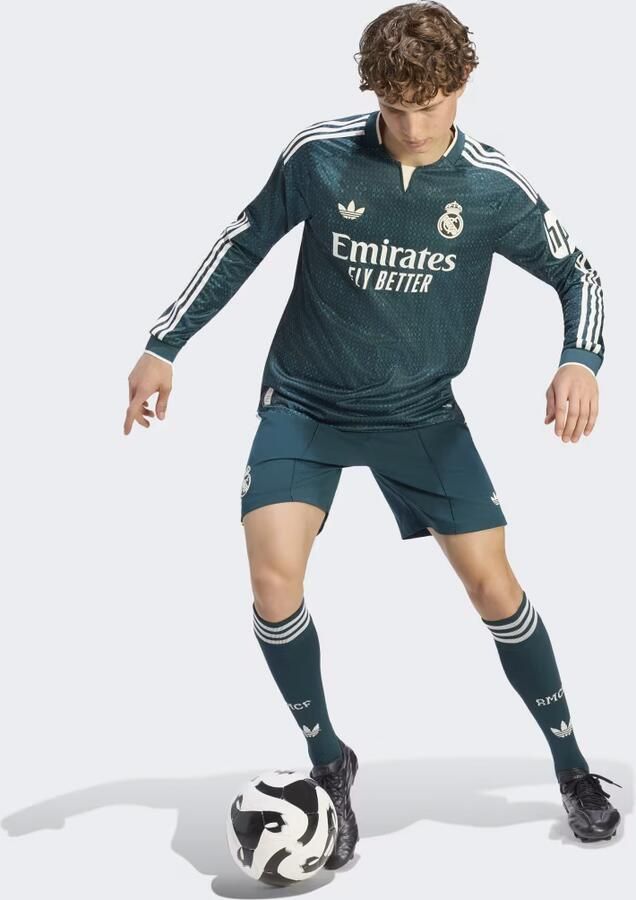 Adidas Real Madrid 26 27 Authentiek Uitshirt met Lange Mouwen - Foto 5
