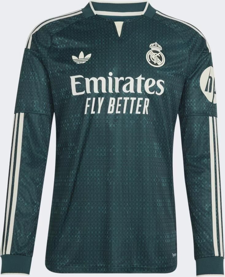 Adidas Real Madrid 26 27 Authentiek Uitshirt met Lange Mouwen - Foto 3