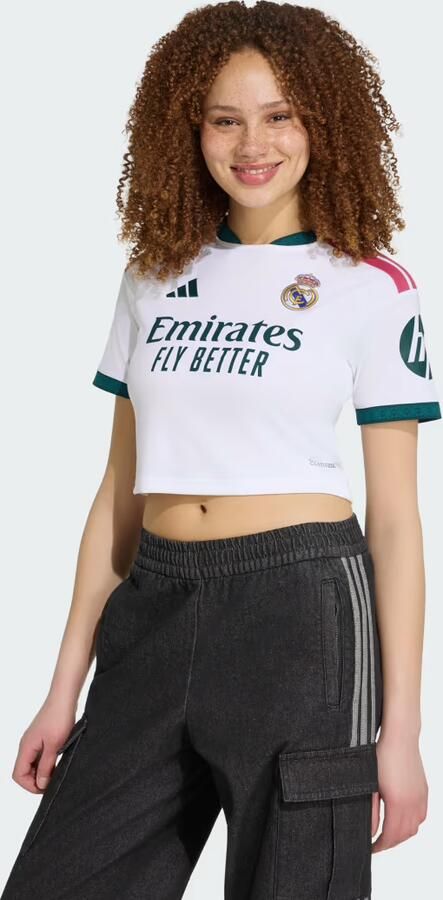 Adidas Real Madrid 26 27 Cropped Thuisshirt