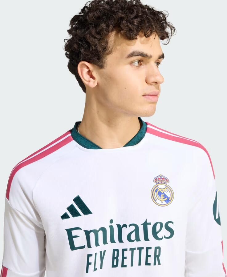 Adidas Real Madrid 26 27 Thuisshirt met Lange Mouwen - Foto 2