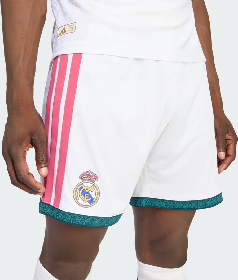 Adidas Real Madrid 2026 27 Home Shorts Wit- Heren Wit - Foto 3