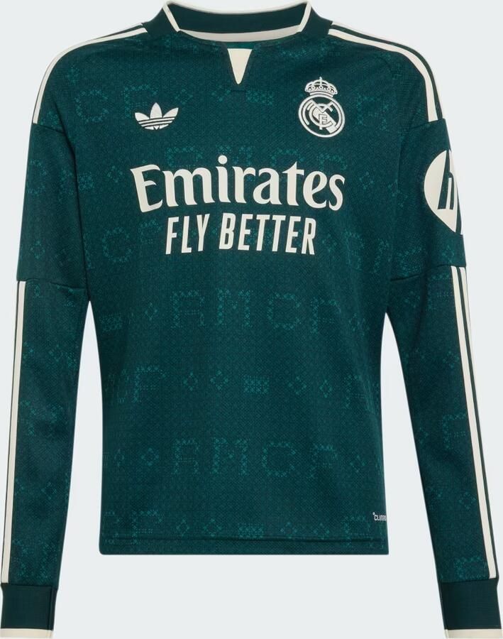 Adidas Real Madrid 26 27 Uitshirt met Lange Mouwen Kids - Foto 3