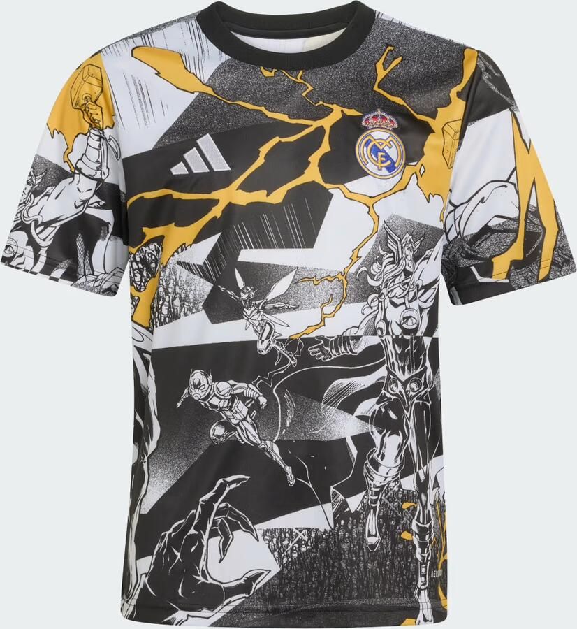 Adidas Real Madrid Avengers 25 26 Pre-Match voetbalshirt Kids - Foto 3