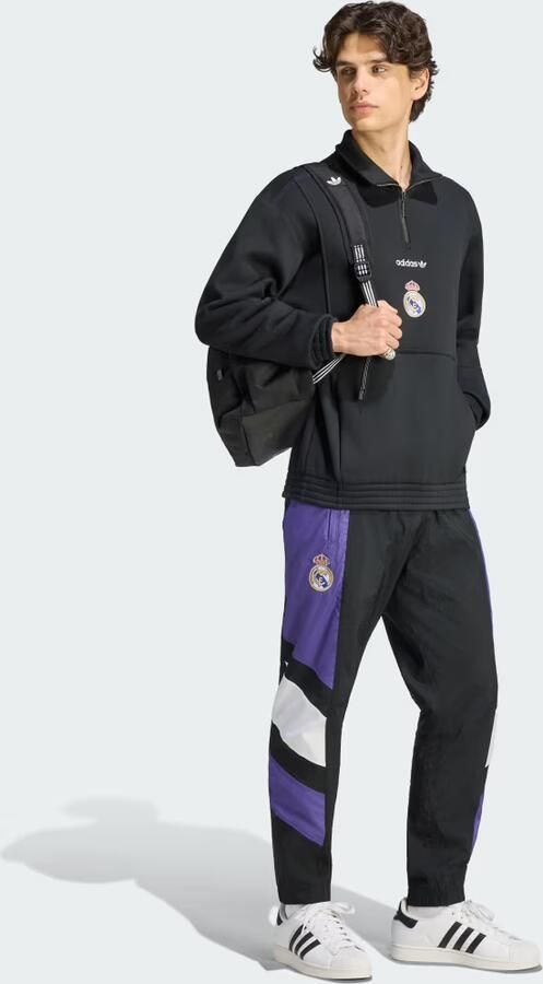 Adidas Real Madrid EQT Sweatshirt met Halflange Rits - Foto 5