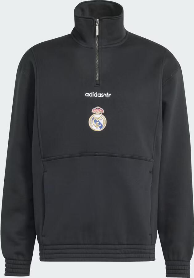 Adidas Real Madrid EQT Sweatshirt met Halflange Rits - Foto 4