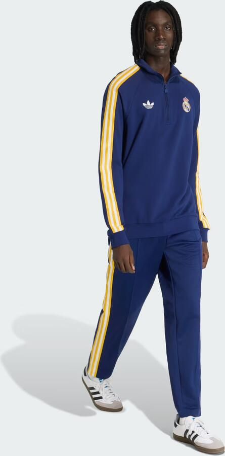 Adidas Real Madrid Originals Sweater met Halflange Rits - Foto 4