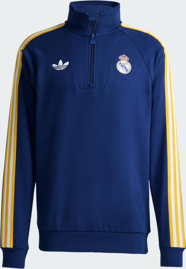 Adidas Real Madrid Originals Sweater met Halflange Rits - Foto 3