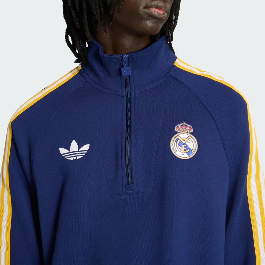 Adidas Real Madrid Originals Sweater met Halflange Rits - Foto 2