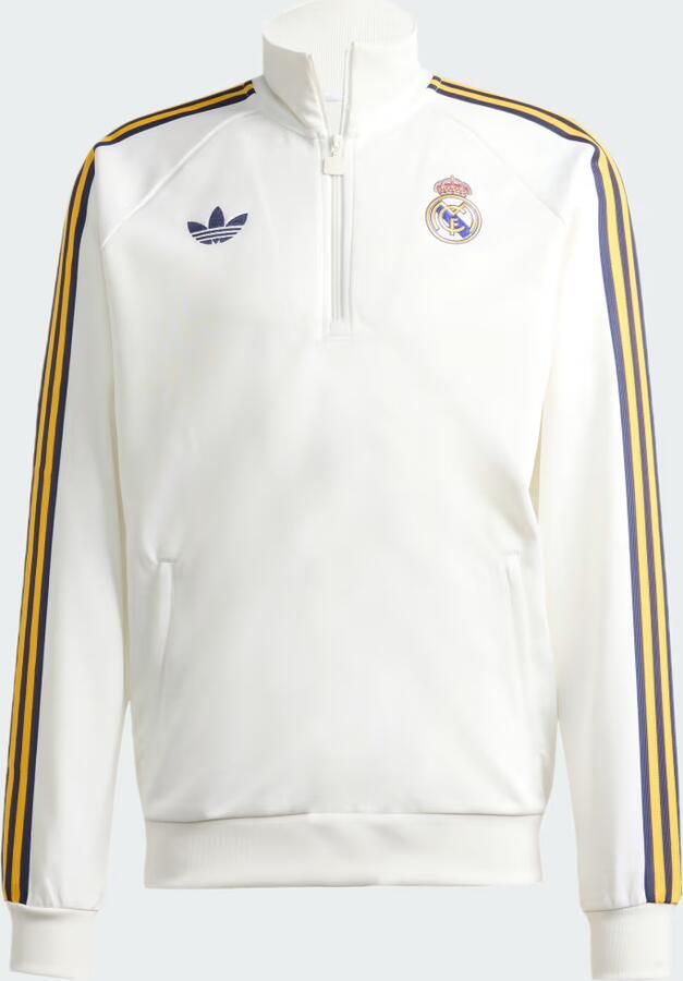 Adidas Real Madrid Originals Sweater met Halflange Rits - Foto 4