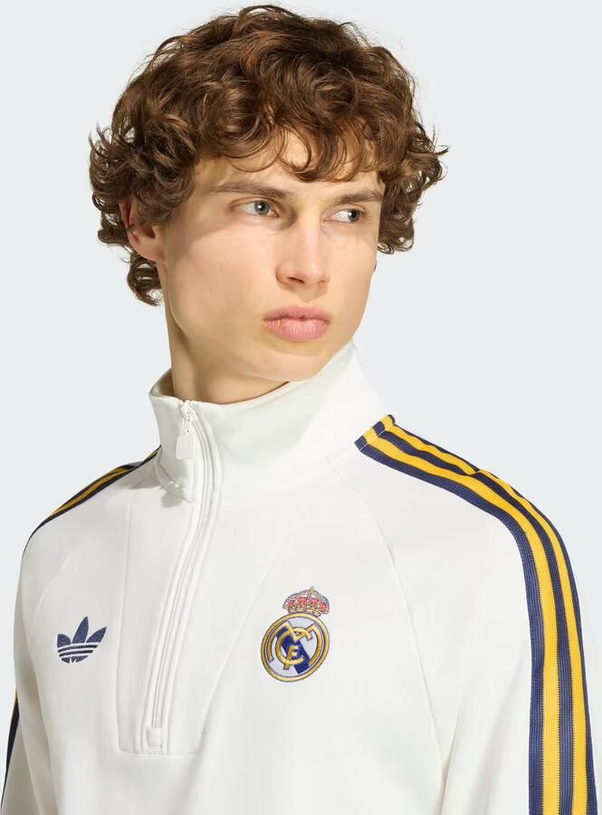 Adidas Real Madrid Originals Sweater met Halflange Rits - Foto 3