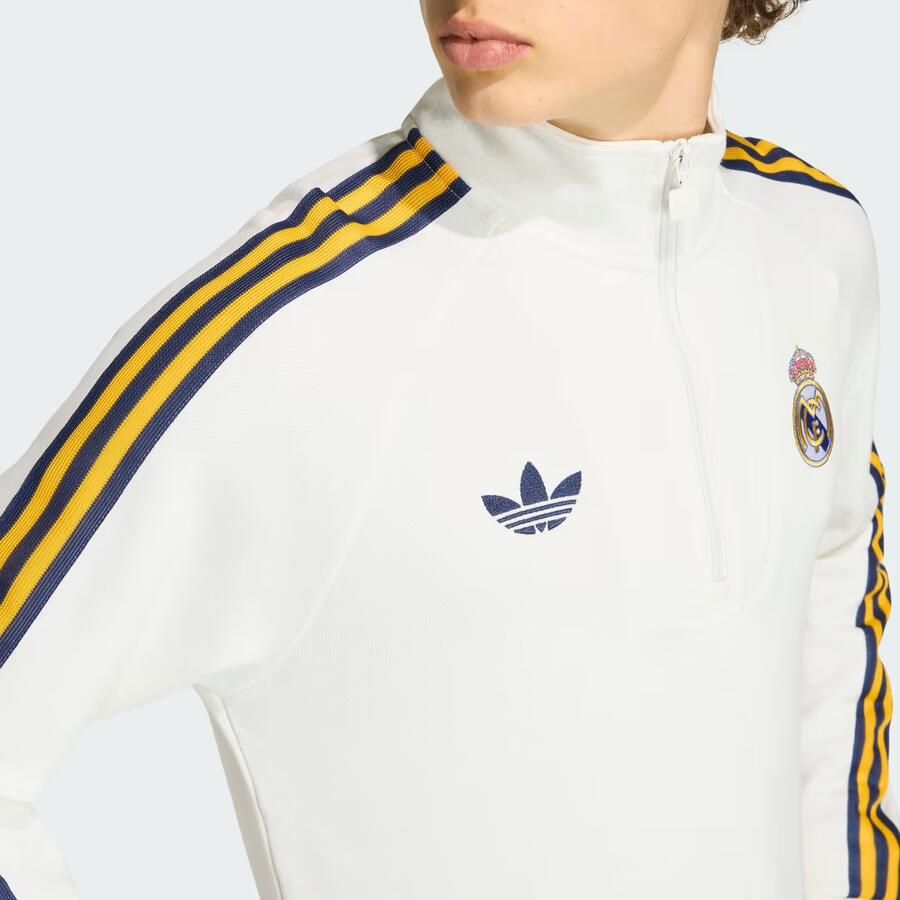 Adidas Real Madrid Originals Sweater met Halflange Rits - Foto 2
