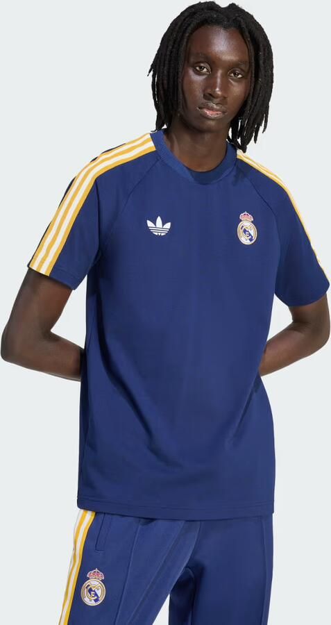Adidas Originals Real Madrid OG T-Shirt Blauw- Heren Blauw - Foto 2