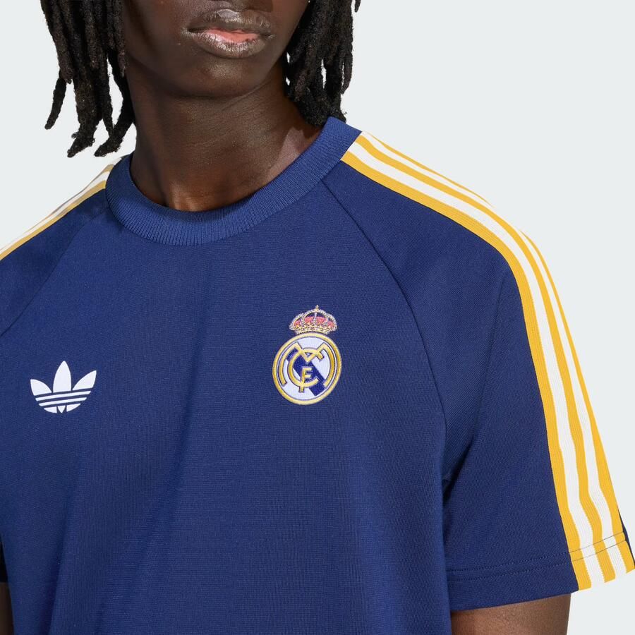 Adidas Originals Real Madrid OG T-Shirt Blauw- Heren Blauw - Foto 3