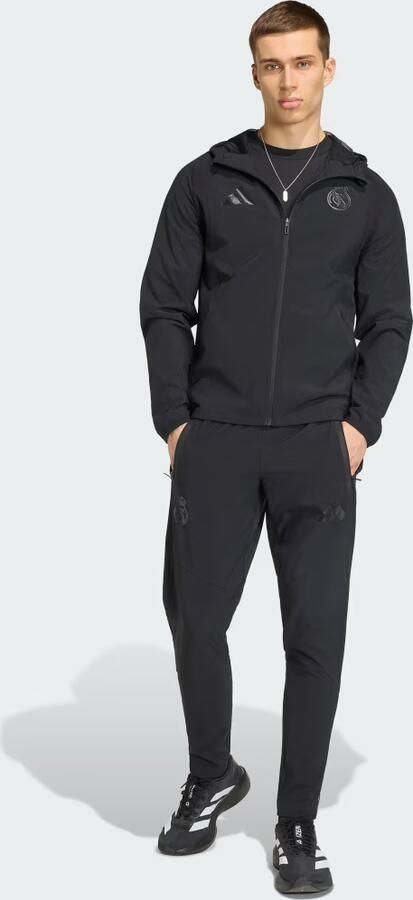 Adidas Real Madrid Reiswindjack met Lange Ritssluiting - Foto 6