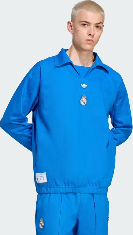 Adidas Real Madrid Terrace Icons Drill Shirt