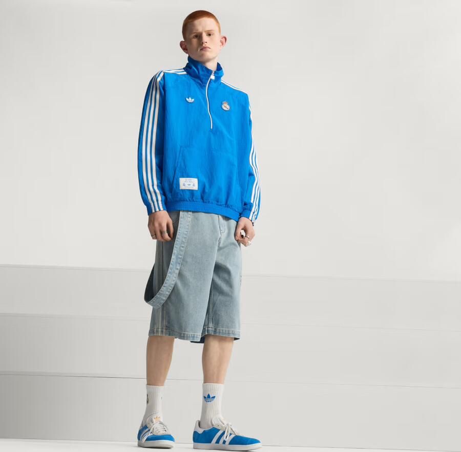 Adidas Real Madrid Terrace Icons Jack met Halflange Rits - Foto 5