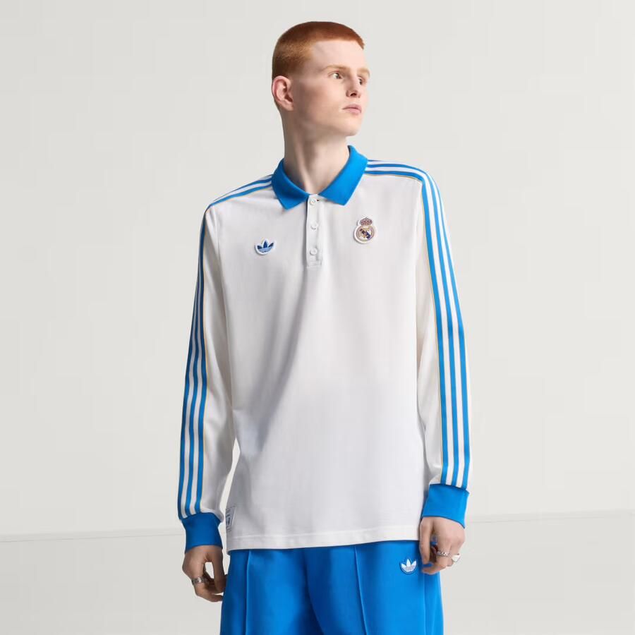 Adidas Real Madrid Terrace Icons Longsleeve Poloshirt