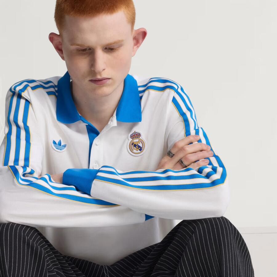 Adidas Real Madrid Terrace Icons Longsleeve Poloshirt - Foto 5