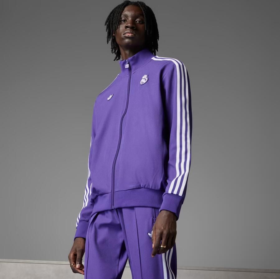 Adidas Real Madrid Terrace Icons Sportjack Paars- Heren Paars - Foto 6