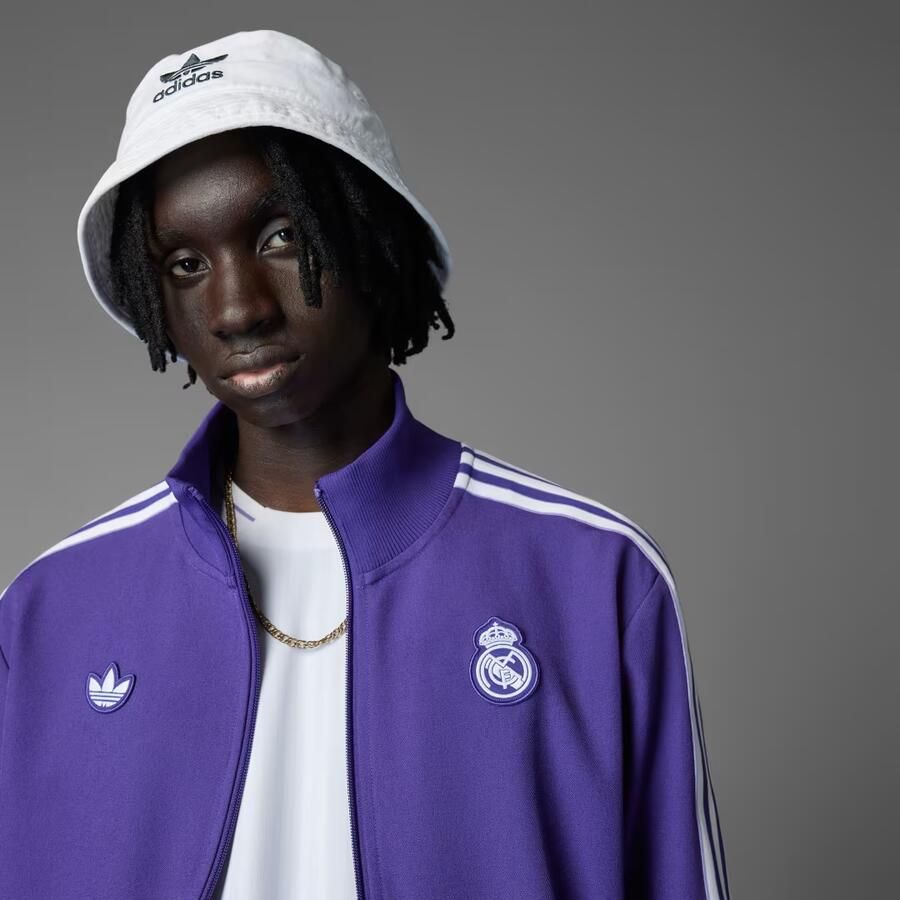 Adidas Real Madrid Terrace Icons Sportjack Paars- Heren Paars - Foto 2