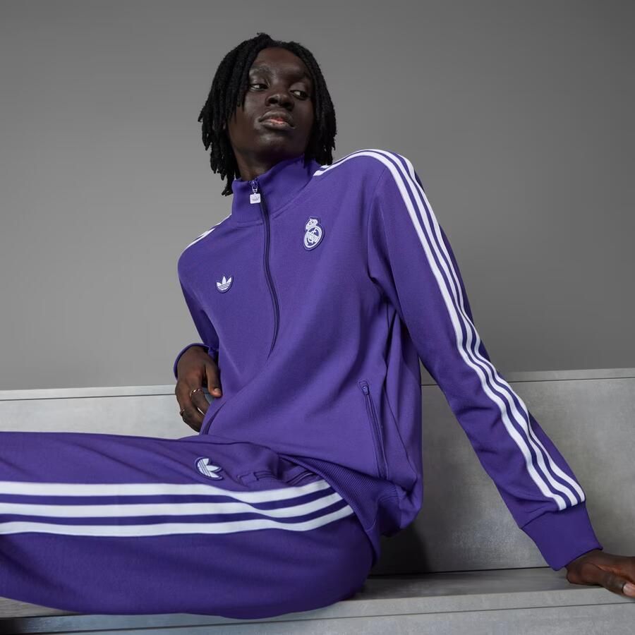 Adidas Real Madrid Terrace Icons Sportjack Paars- Heren Paars - Foto 4