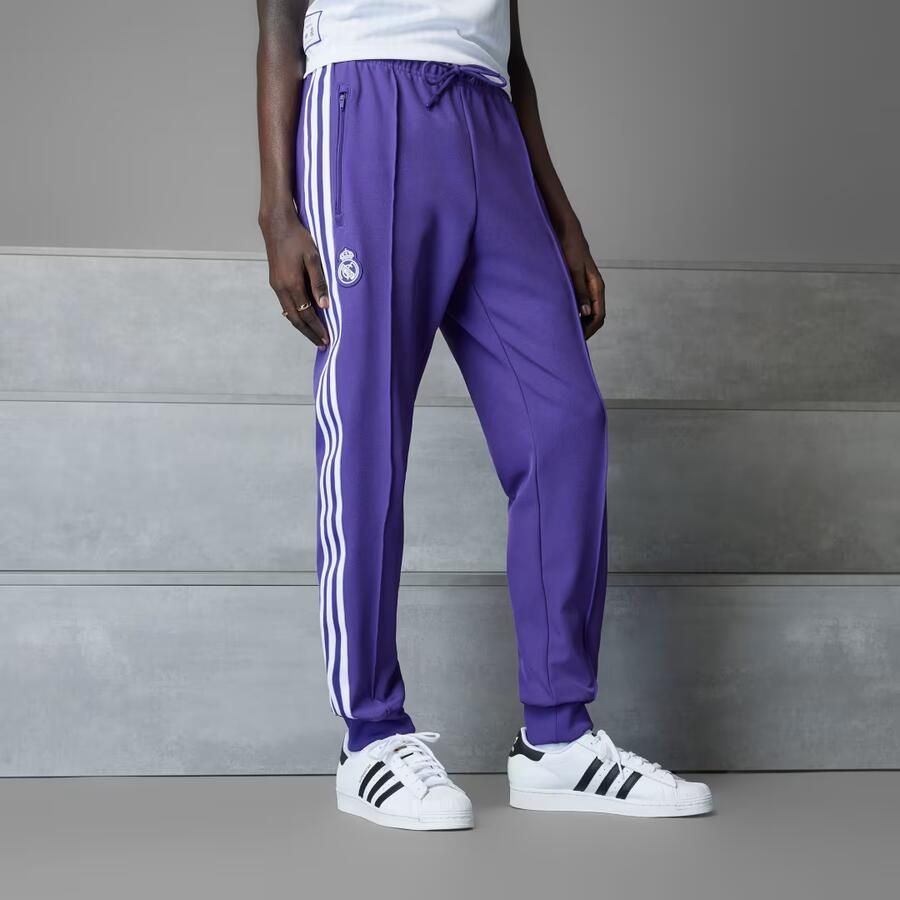 Adidas Real Madrid Terrace Icons Trainingsbroek Paars- Heren Paars