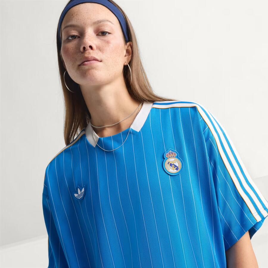 Adidas Real Madrid Terrace Icons Jersey Shirt Senior - Foto 2