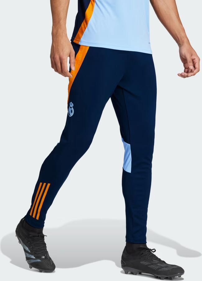 Adidas Real Madrid Training Pants Team Navy Blue 2 Crew Orange Glow Blue- Heren Team Navy Blue 2 Crew Orange Glow Blue - Foto 6