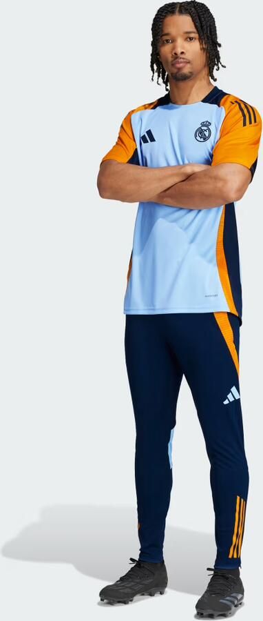 Adidas Real Madrid Training Pants Team Navy Blue 2 Crew Orange Glow Blue- Heren Team Navy Blue 2 Crew Orange Glow Blue - Foto 4