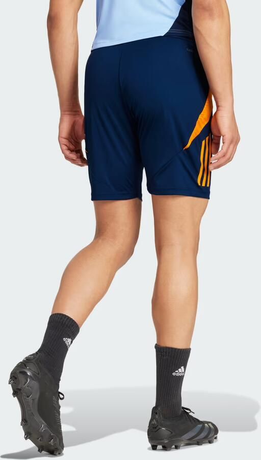 Adidas Real Madrid Tiro 24 Training Shorts Team Navy Blue 2 Crew Orange Glow Blue- Heren Team Navy Blue 2 Crew Orange Glow Blue - Foto 4