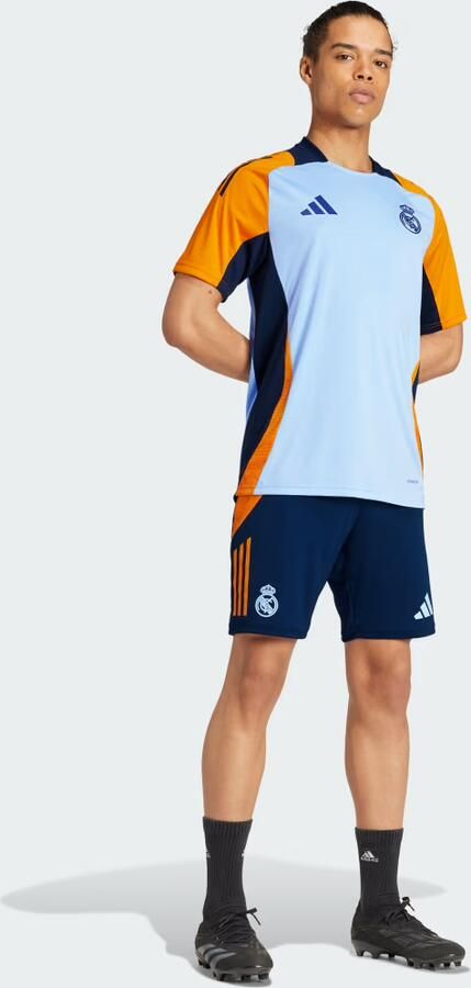 Adidas Real Madrid Tiro 24 Training Shorts Team Navy Blue 2 Crew Orange Glow Blue- Heren Team Navy Blue 2 Crew Orange Glow Blue - Foto 5