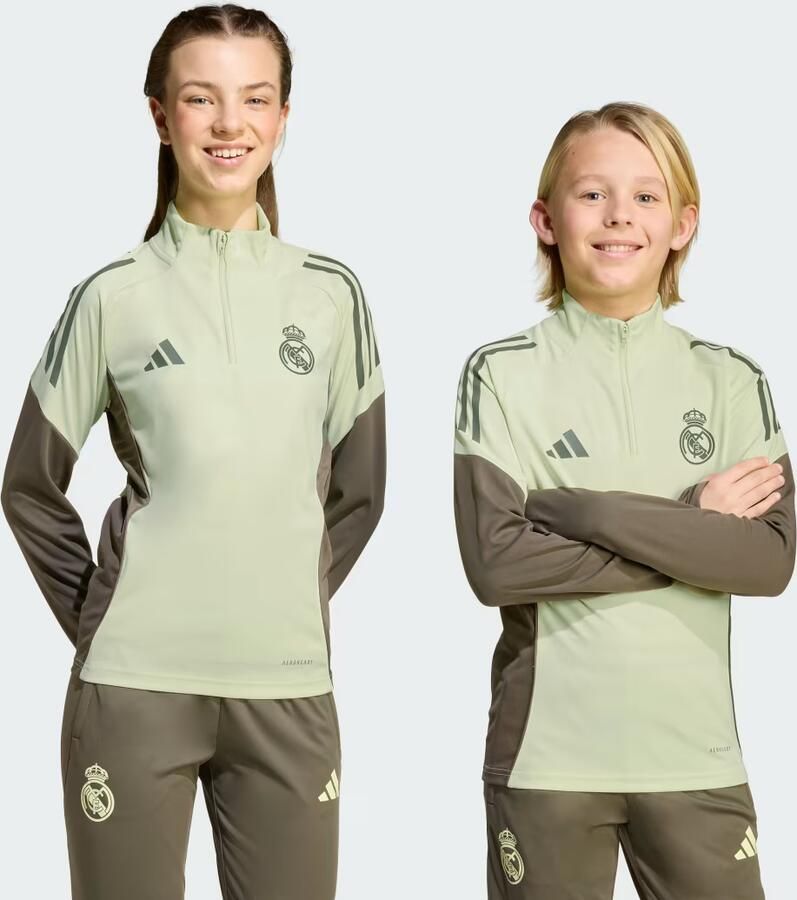Adidas Real Madrid Training Track Top Junior Groen Kind Groen