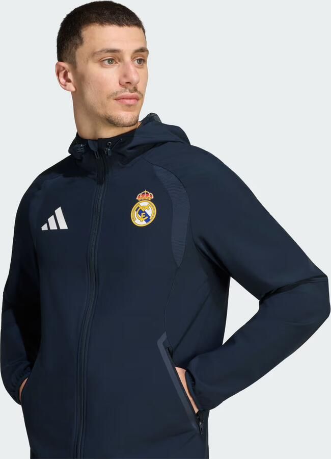 Adidas Real Madrid Tiro Reiswindjack met Lange Ritssluiting - Foto 4