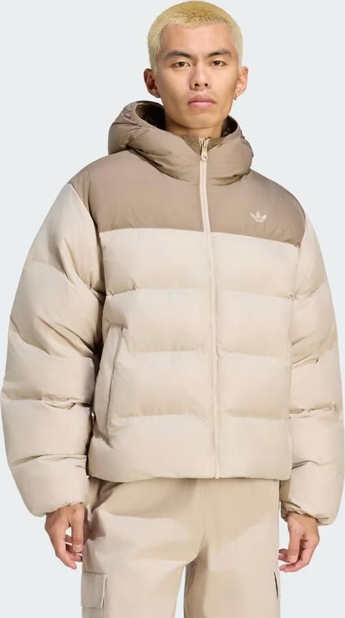 Adidas Originals Gewatteerd jack met capuchon