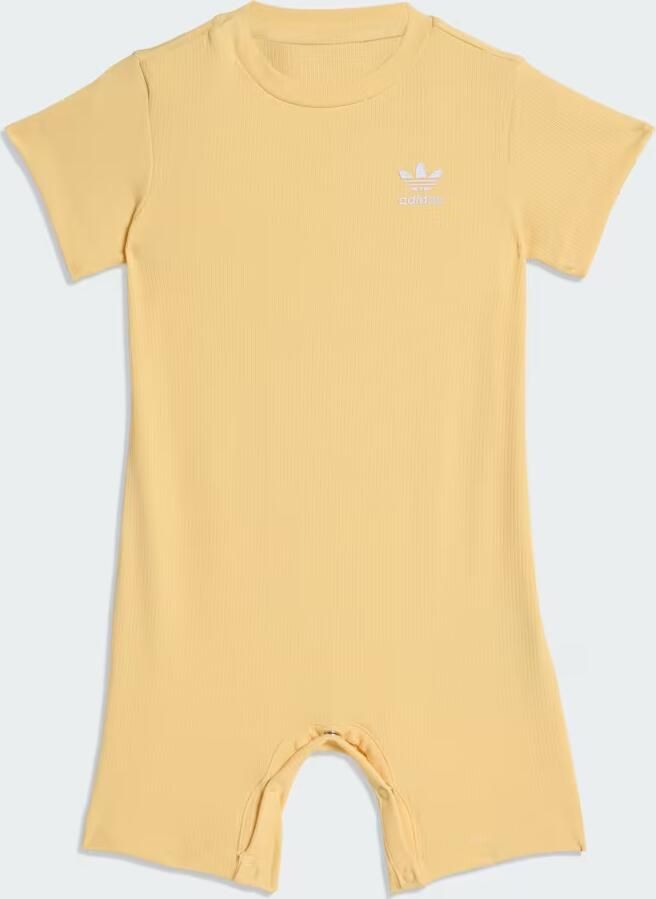 Adidas REGULAR-FIT GERIBDE ONESIE MET KORTE MOUWEN