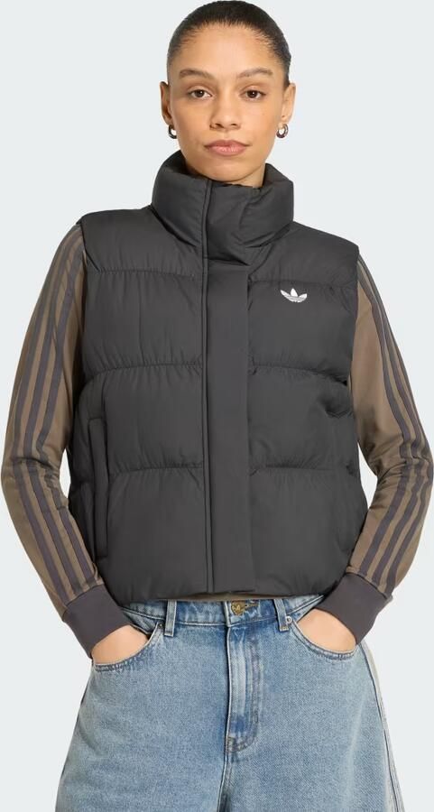Adidas REGULAR-FIT GEWATTEERD GILET