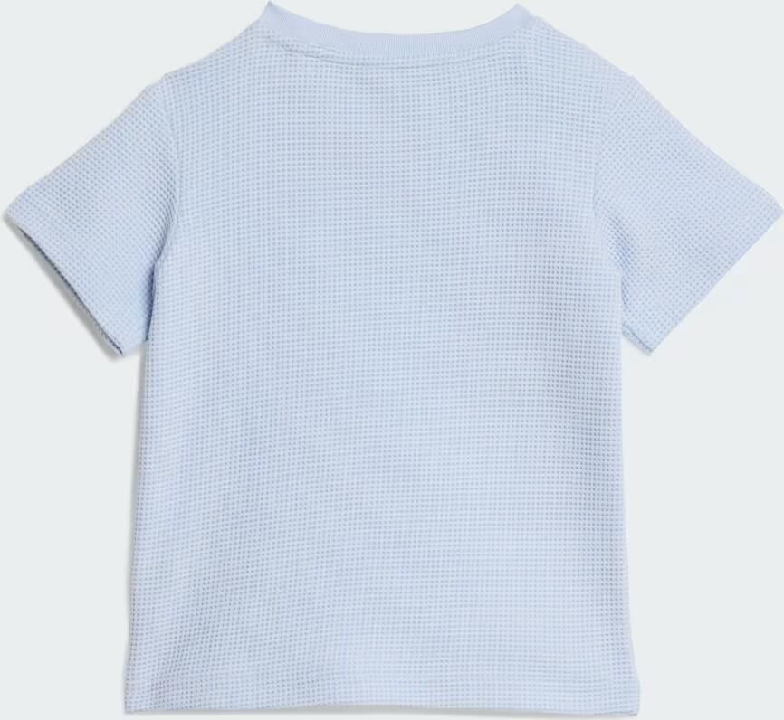 Adidas Originals Waffle T-Shirt Shorts Set Infant Blauw Kind Blauw - Foto 3