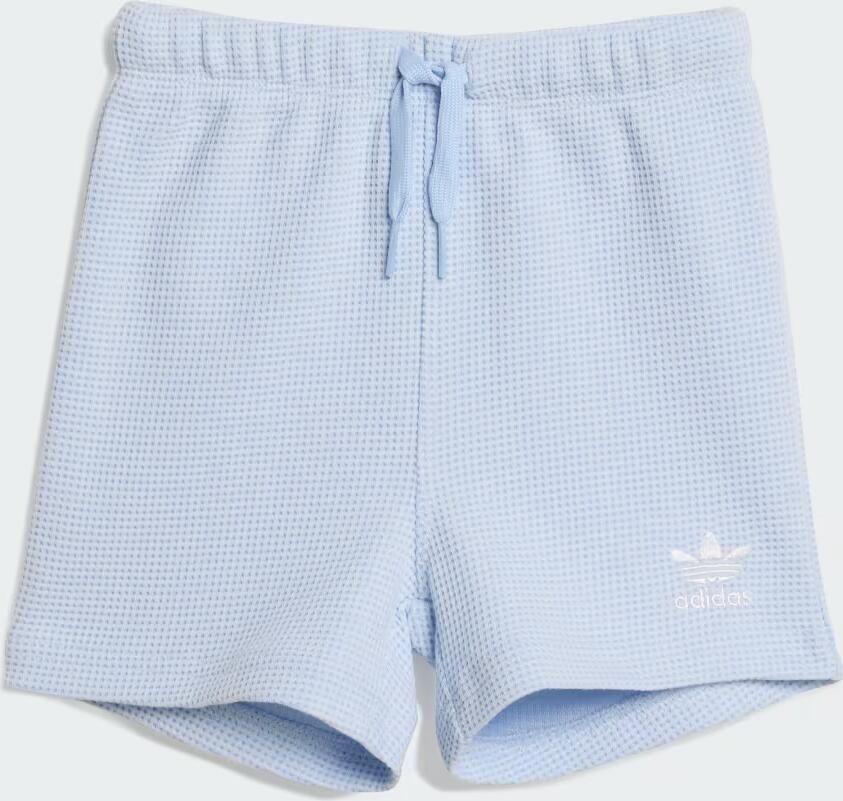 Adidas Originals Waffle T-Shirt Shorts Set Infant Blauw Kind Blauw - Foto 5