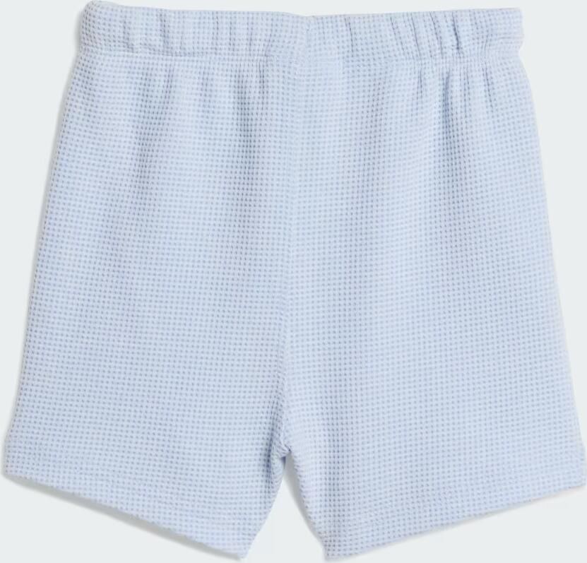 Adidas Originals Waffle T-Shirt Shorts Set Infant Blauw Kind Blauw - Foto 6
