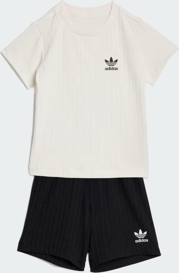 Adidas REGULAR-FIT WIDE RIB SHORT T-SHIRT-SET
