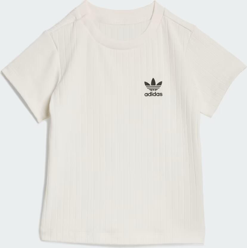 Adidas REGULAR-FIT WIDE RIB SHORT T-SHIRT-SET - Foto 4