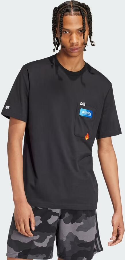 Adidas T-shirt Korte Mouw Remoji Pkt T - Foto 6