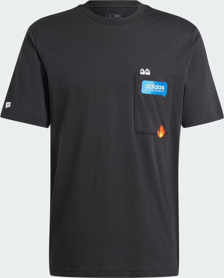 Adidas T-shirt Korte Mouw Remoji Pkt T - Foto 3