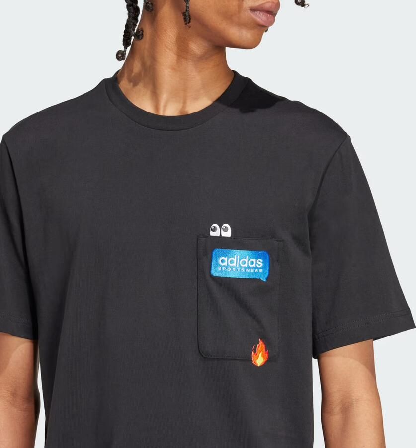 Adidas T-shirt Korte Mouw Remoji Pkt T