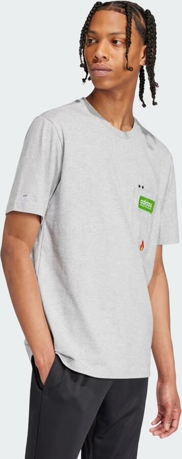 Adidas T-shirt Korte Mouw M Remoji Pkt T - Foto 5