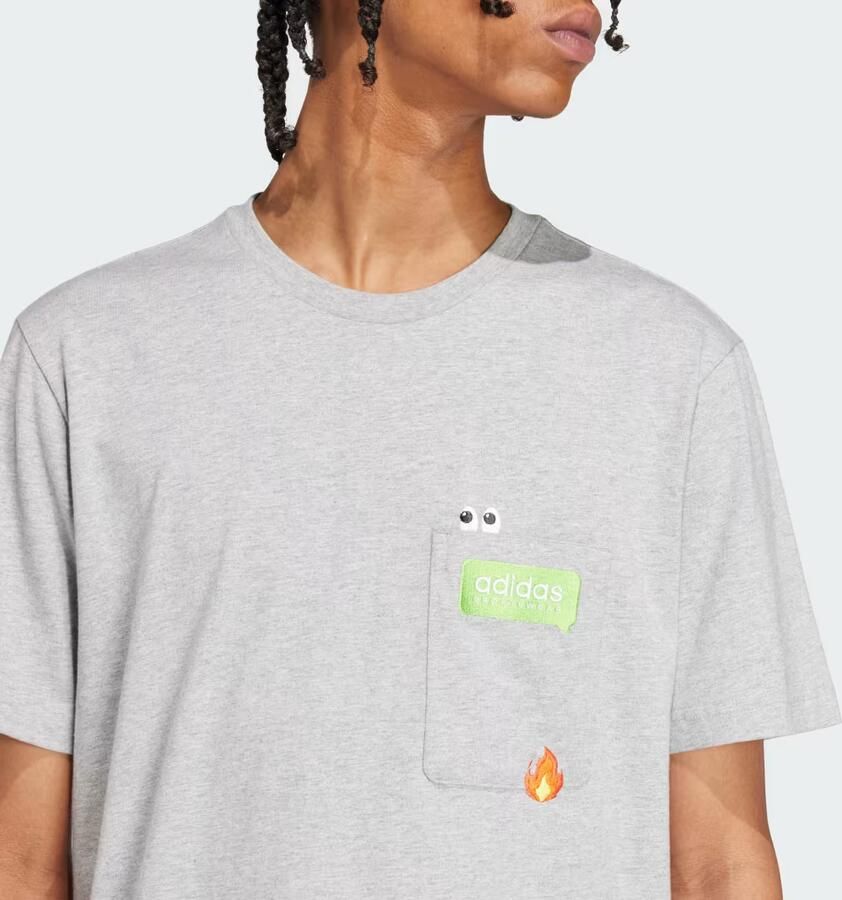 Adidas T-shirt Korte Mouw M Remoji Pkt T