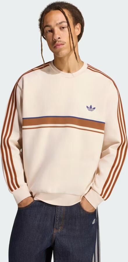 Adidas Retro Sport Oversized Graphic Sweatshirt