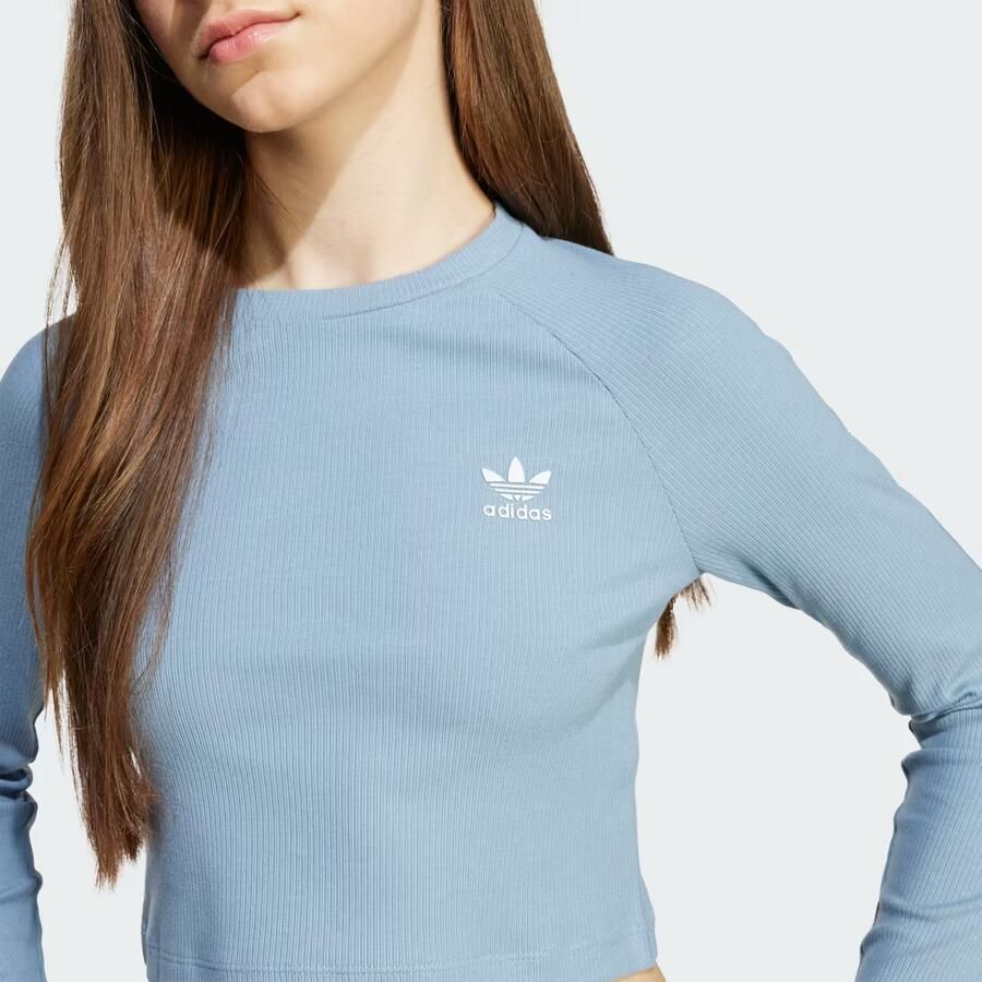 Adidas Rib Cropped Longsleeve Kids - Foto 2